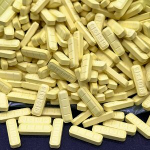 XANIX YELLOW R039 Pressed 2mg Clobromazolam